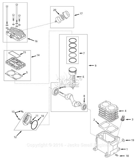 Campbell Hausfeld Wgx Parts Diagram For Pump Parts