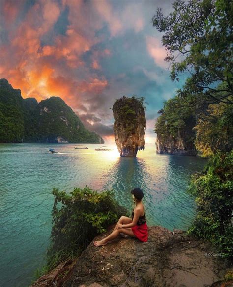 Beautiful Sunset In Phuket Thailand 😍 Dotzsoh Placestogo