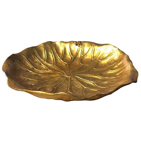 Gilded Ceramic Lotus Leaf Dish One Kings Lane Ceramics Design