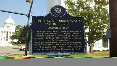 Landmark Sign Picture Of Dexter Avenue King Memorial Baptist Church