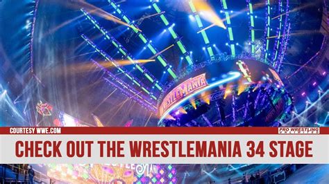 Check Out The Wrestlemania 34 Stage Photos Youtube