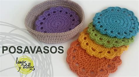 Tutorial Posavasos Crochet O Ganchillo Coasters Crochet Posavasos
