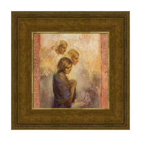 Angels Among Us Framed In Lds Comforting Angels On
