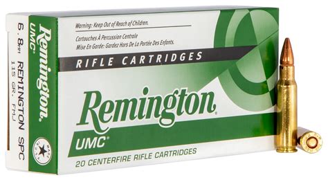 Remington Umc 68 Spc 115gr Fmj Ammunition 20rdbox L68r2 Nagels