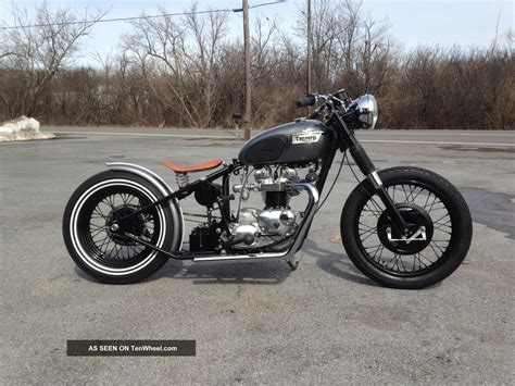 1967 Triumph 650 Bobber Custom Hartz Bros T120r Bonneville