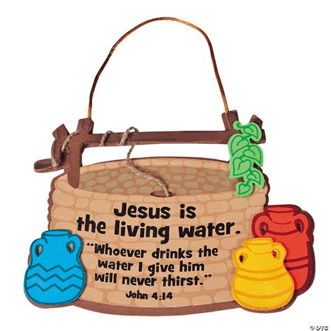 Jesus Is The Living Water Sign Craft Kit