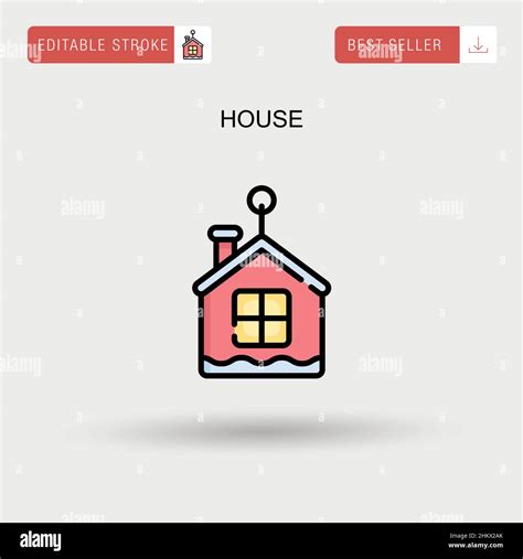 House Simple Vector Icon Stock Vector Image And Art Alamy
