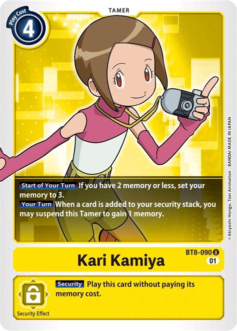 Kari Kamiya New Awakening Digimon Card Game