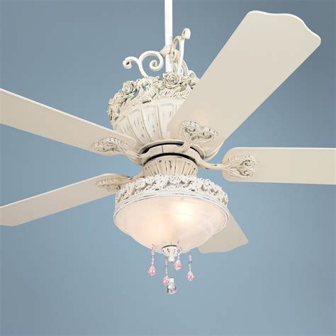 52 Casa Chic Ceiling Fan With Pretty And Pink Light Kit 11f99