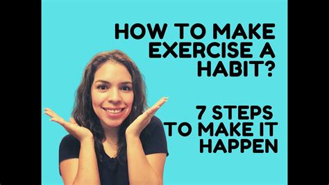How To Start Exercising 7 Steps To Make Exercise A Habit Focus On