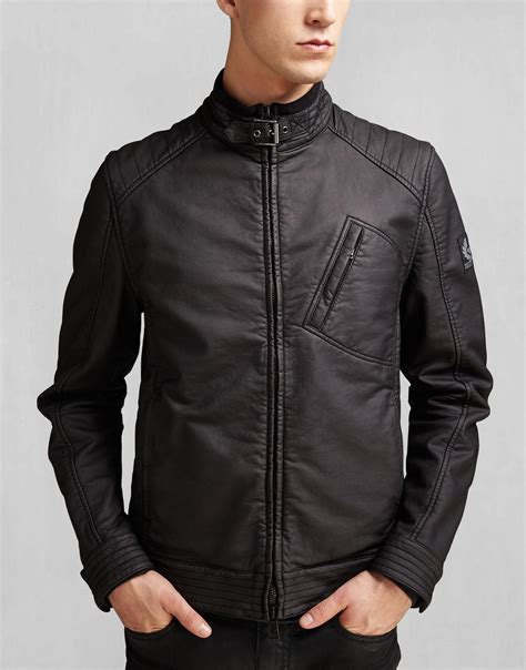 Belstaff Cotton H Racer Jacket In Black For Men Lyst