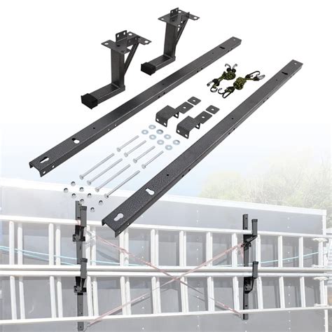 Enixwill Side Ladder Rack Enclosed Trailer Exterior Side Wall Mount