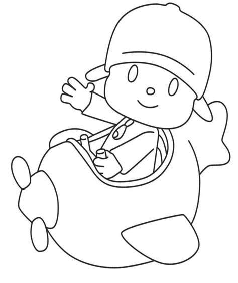 Adorable Pocoyo Coloring Page Download Print Or Color Online For Free