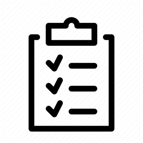 Clipboard List Organization Icon Planning Icon