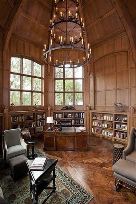 30 The Best Home Library Design Ideas With Rustic Style Home Library