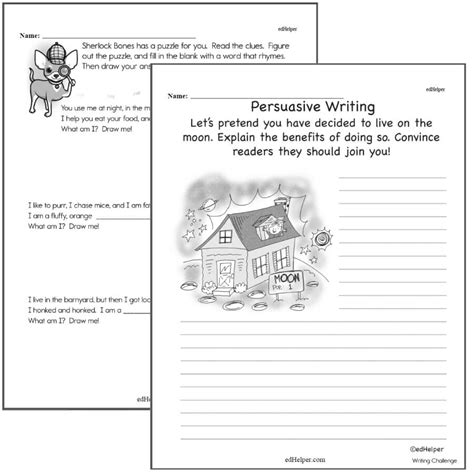 writing worksheets for creative kids free pdf printables edhelper com