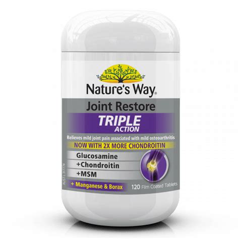 Buy Natures Way Joint Restore Triple Action 120 Tablets Online