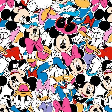 Knit Fabric Disney R Mickey And Friends Cotton Lycra Knit Etsy