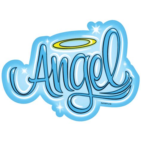 Cherub Angel Silhouette Sticker
