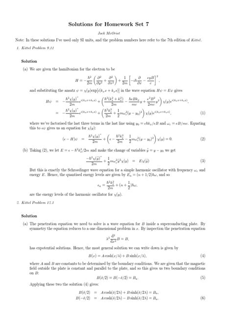 solutions for homework set 7 x z x i k x k z pdf differential calculus force