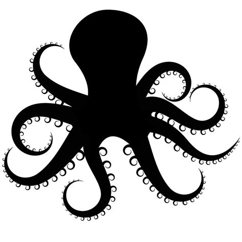 Octopus Silhouette By Mrrodriguez Redbubble