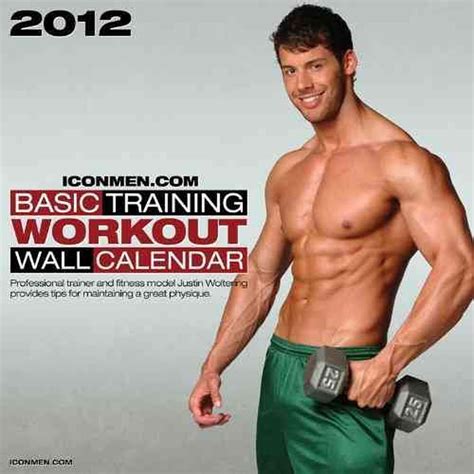 Basic Training Workout Wall Calendar 2012 By Justin Woltering 9781935478478 Buy Online At The