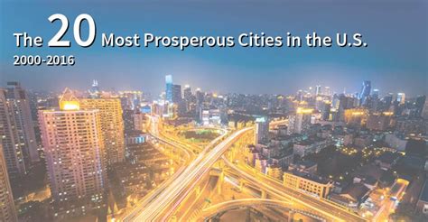 A Look At Americas 20 Most Prosperous Cities Wealth Management