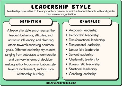 20 Types Of Leadership Styles 2024