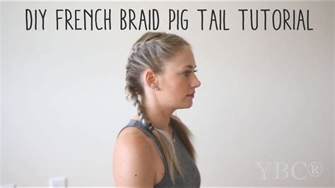 A french braid is a classic hairstyle worn by women of all hair types and lengths. French Braid Pigtail Tutorial - YouTube