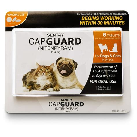 Capguard Flea Tablets For Small Dogs And Cats 6 Chewable Tablets
