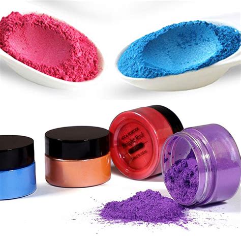 Kolortek Non Toxic Powdered Pigments Set 24 Color Mica Powder For Epoxy