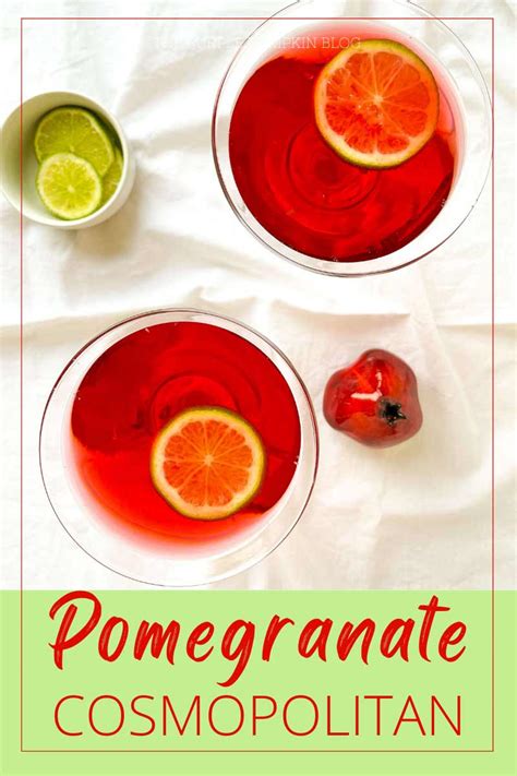 Quick And Delicious Pomegranate Cosmopolitan Cocktail Recipe