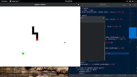 Python 3 Snake A Simple Game By Pygame Youtube