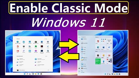 How To Change Windows 11start Menu To Classic View Windows 11 Classic