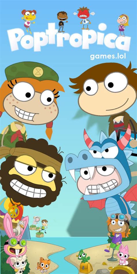 the cartoon character is surrounded by other characters
