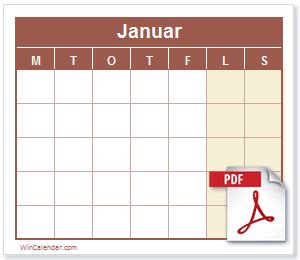 Dengan berganti tahun, tentunya kalender juga berganti, iya kan? 2020 Kalender PDF - Gratis og Udskrivbar PDF Kalender