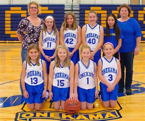 Onekama Girls Basketball 2012 Fifth Grade