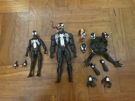 Marvel Legends Symbiote Spider Man And Marvel Select Venom Hobbies