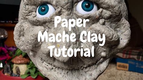 How To Make Paper Mache Clay Scarecrow Jos Studio Youtube