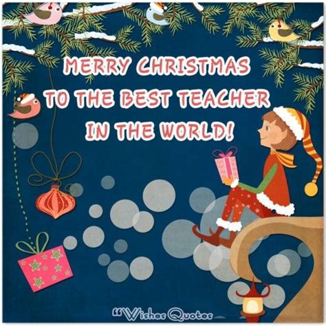 Christmas Messages For Teachers By Wishesquotes
