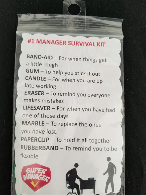 Manager Survival Kit Etsy