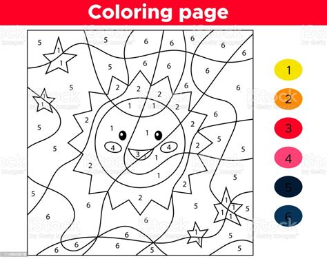 Para Colorear Numeros Con Dibujos - páginas para colorear