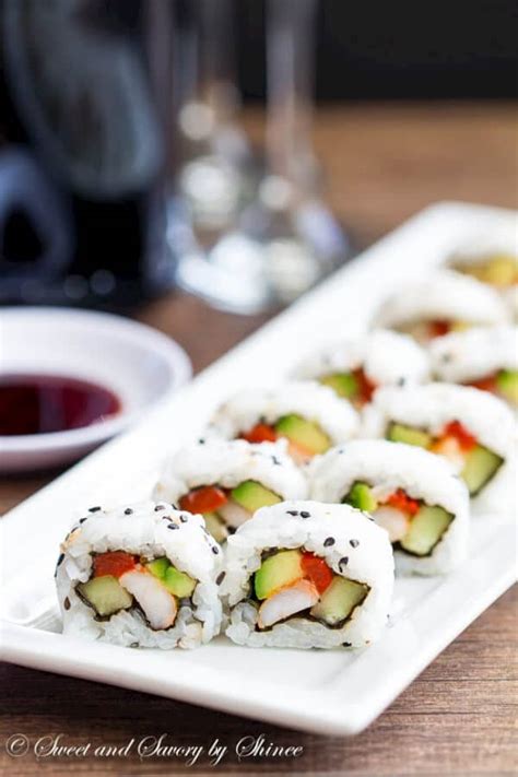 Homemade Sushi Rolls ~sweet And Savory