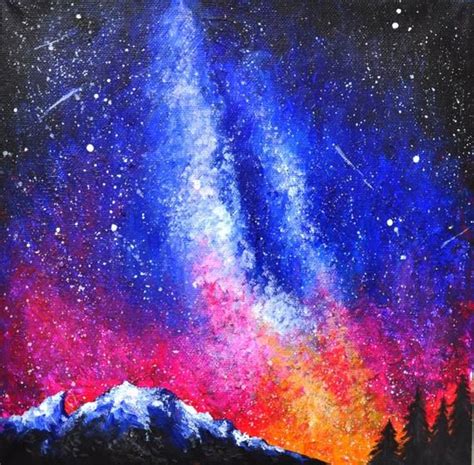 Sunset Mountain Galaxy Milky Way Montana Pine Trees Forest Galaxy