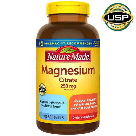 Nature Made Magnesium Citrate 250 Mg Lazada Ph
