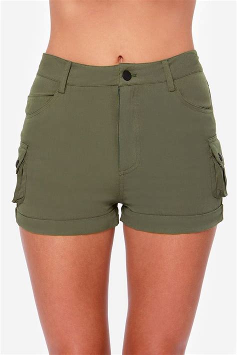 Army Green Shorts Womens Army Military