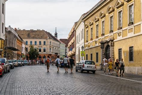Scenic View Of Street In Budapest City Centre Editorial Photo Image