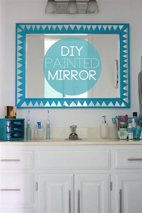 Diy Painted Mirror Speil Malta