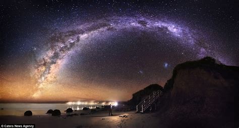 Photos Show Milky Way Illuminating Sky Over New Zealand Daily Mail Online