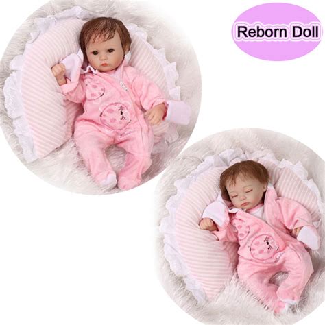 Buy 16inch Soft Silicone Reborn Baby Doll Pp Cotton